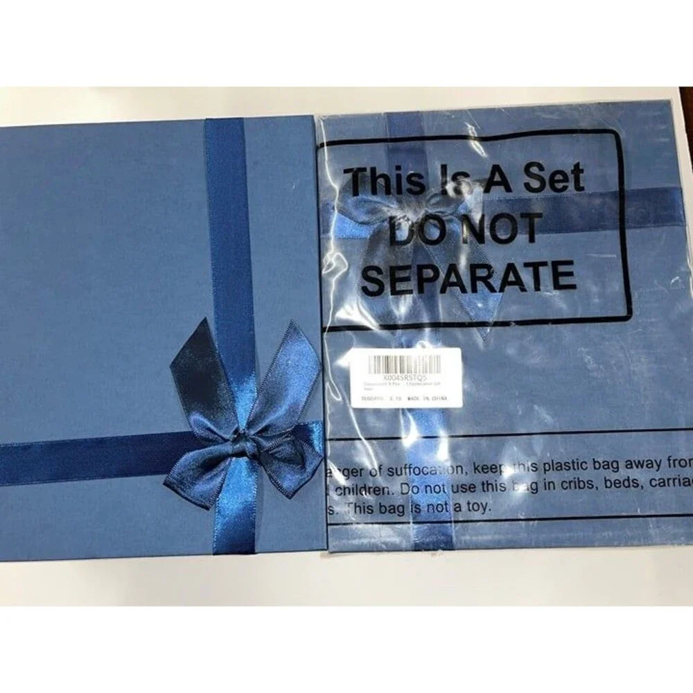NEW Dispowreath 8 Pcs Teacher Appreciation Gift Set With Blue Gift Box